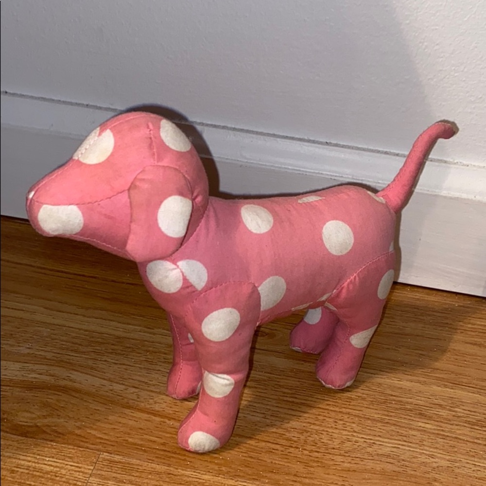 Pink & White Polka Dot V.S. PINK Display Dog